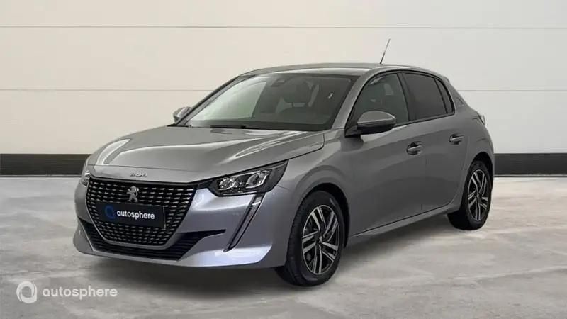 Gris Utilisé 2021 Peugeot 208 Allure Citadine | 14 299 € (Prix juste) - Image 1/4
