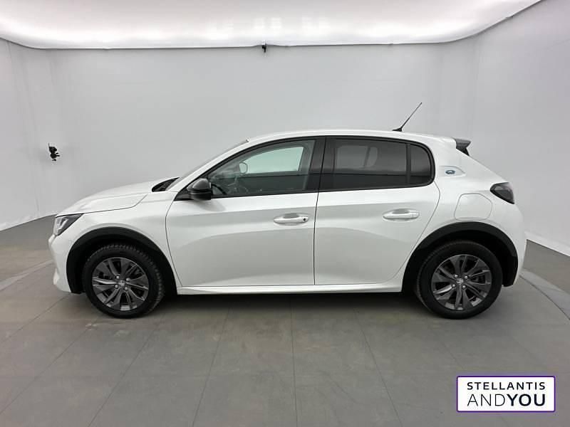 Occasion Peugeot e-208 Allure 100 kW (136 ch) 2022 Blanc Citadine