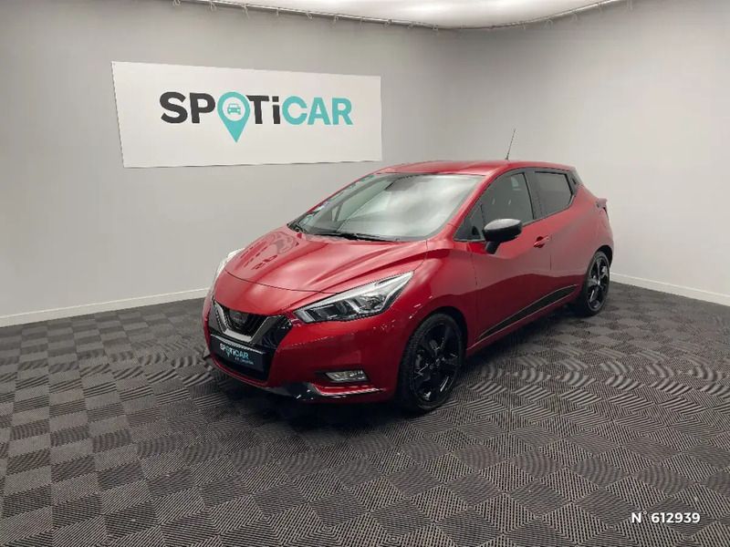 Rouge Utilisé 2020 Nissan Micra Citadine | 13 990 € (Super prix) - Image 1/4