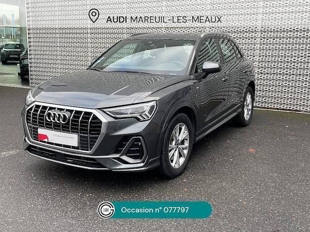 Gris daytona nacré Occasion 2021 Audi Q3 S-Line SUV | 30 990 € - Image 1/4
