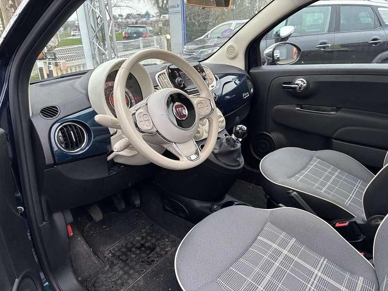 Occasion Fiat 500 Lounge 69 ch (50 kW) 2018 Bleu Berline