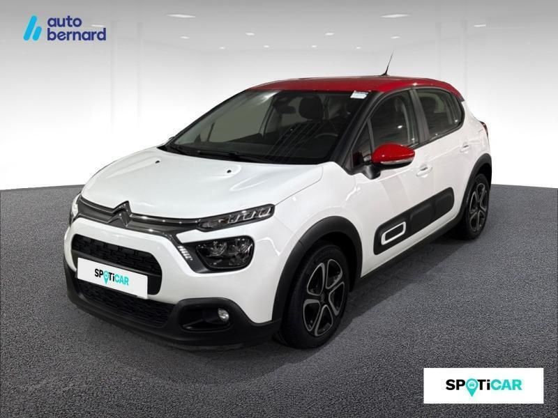 Blanc Utilisé 2022 Citroën C3 PureTech Citadine | 11 777 € (Prix juste) - Image 1/3
