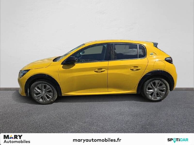 Occasion Peugeot e-208 Allure 100 kW (136 ch) 2023 Jaune Citadine
