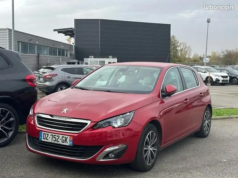 Rouge Utilisé 2016 Peugeot 308 Berline | 6 950 € (Bon prix) - Image 1/4
