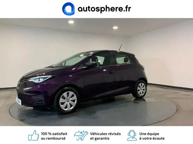 Violet Utilisé 2021 Renault Zoe Life Citadine | 17 990 € (Prix cher) - Image 1/4