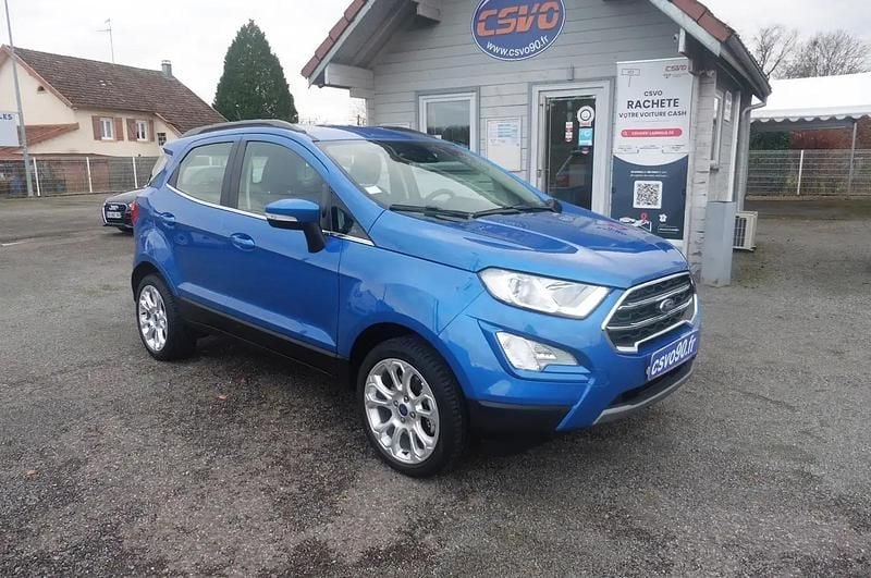 Bleu Occasion 2021 Ford Ecosport Titanium SUV | 13 980 € (Bon prix) - Image 1/2