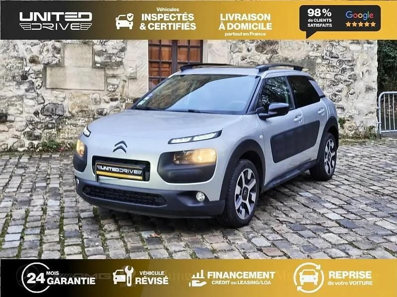 Gris Occasion 2015 Citroën C4 Cactus PureTech Citadine | 5 490 € (Bon prix) - Image 1/4