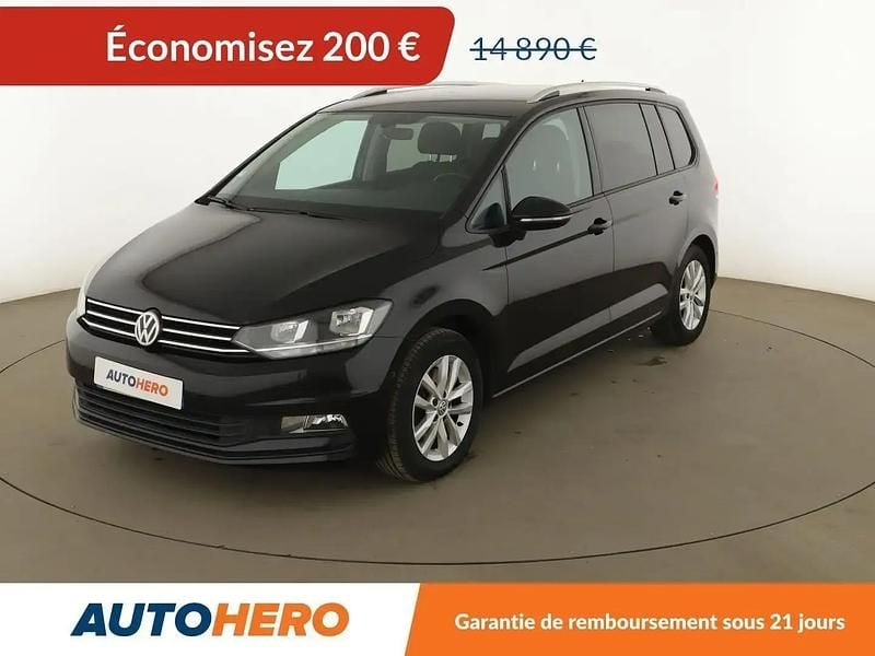 Noir Occasion 2016 VW Touran Monospace | 14 690 € (Prix juste) - Image 1/2