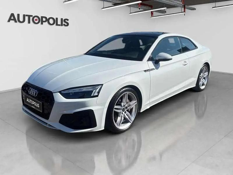 Blanc Utilisé 2022 Audi A5 S-Line Coupé | 45 117 € (Prix assez cher) - Image 1/4