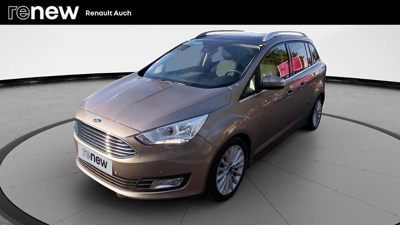 Gris Utilisé 2018 Ford Grand C-Max Titanium Monospace | 11 490 € (Prix juste) - Image 1/4