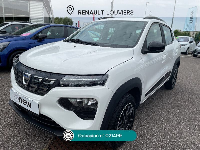 Blanc Utilisé 2022 Dacia Spring Comfort Citadine | 10 990 € (Prix juste) - Image 1/4