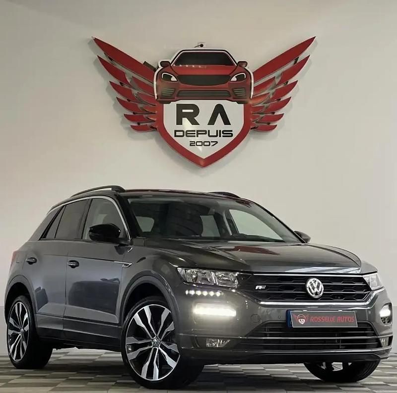 Gris Utilisé 2019 VW T-Roc R-line SUV | 24 999 € (Bon prix) - Image 1/4
