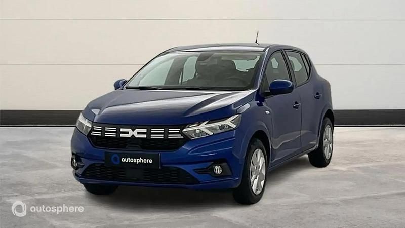 Bleu Utilisé 2023 Dacia Sandero Expression Berline | 15 999 € (Prix juste) - Image 1/4