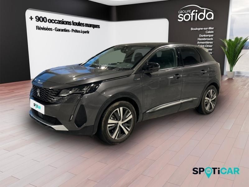 Gris Utilisé 2021 Peugeot 3008 Allure SUV | 23 600 € (Bon prix) - Image 1/4