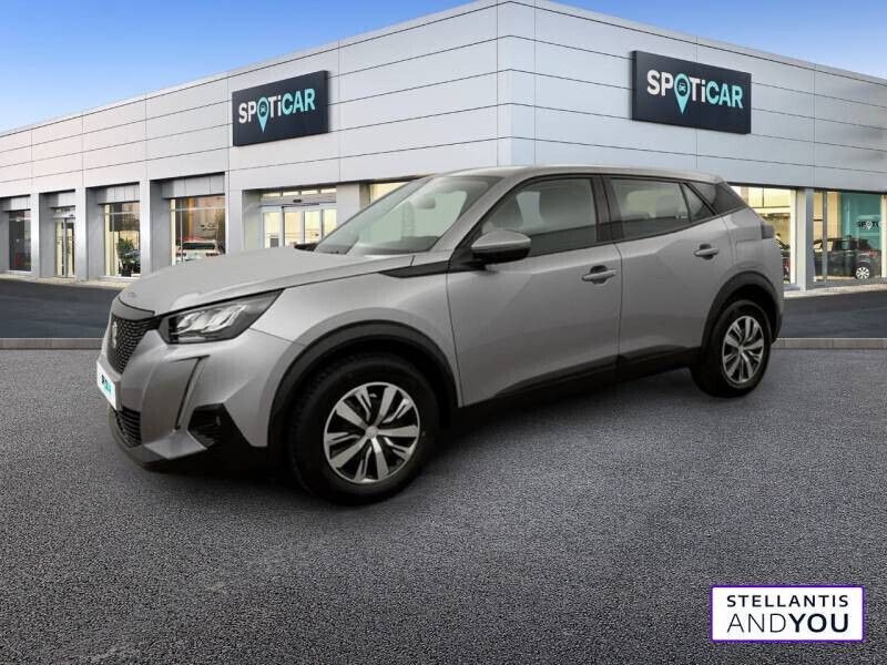 Gris Utilisé 2021 Peugeot 2008 Active SUV | 14 390 € (Prix juste) - Image 1/4