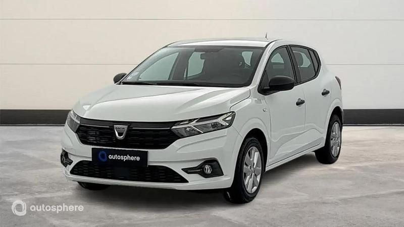Blanc Utilisé 2021 Dacia Sandero Essentiel Citadine | 9 999 € (Bon prix) - Image 1/4