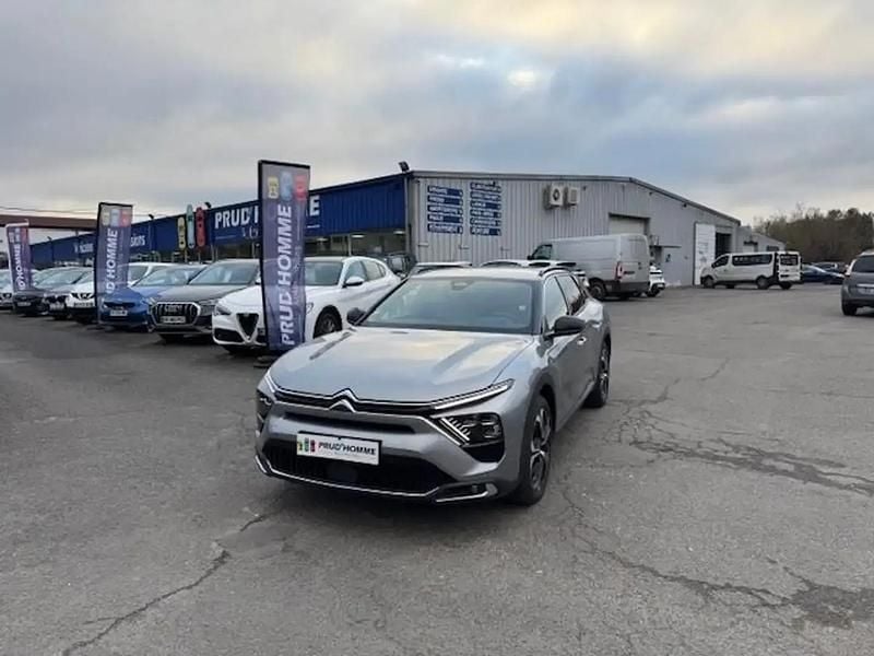 Gris Utilisé 2023 Citroën C5 X PureTech Berline | 22 990 € (Prix juste) - Image 1/4