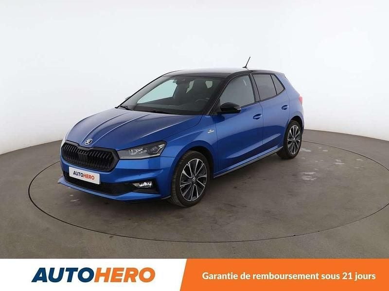 Occasion Skoda Fabia Monte Carlo 150 ch (110 kW) 2022 Bleu Citadine