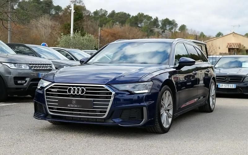 Bleu Occasion 2020 Audi A6 S-Line Break | 34 990 € (Super prix) - Image 1/4