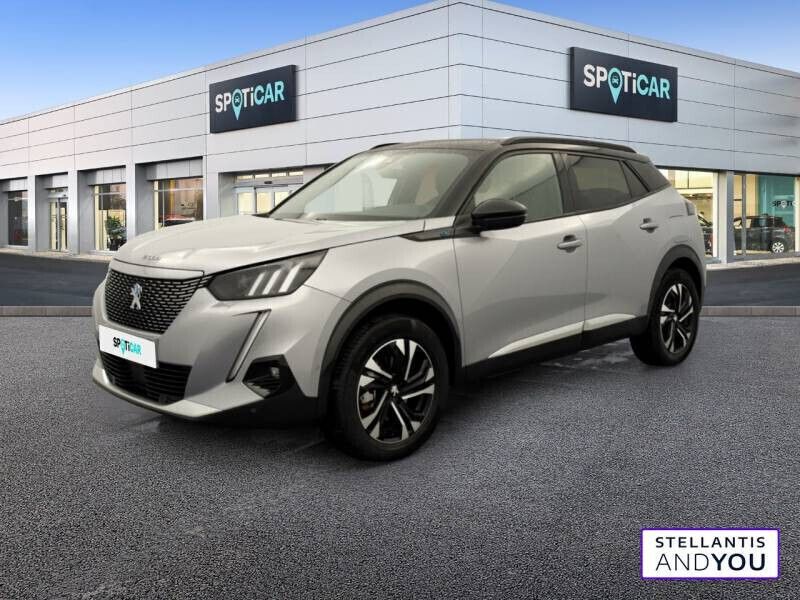 Gris Utilisé 2021 Peugeot e-2008 GT SUV | 17 690 € (Bon prix) - Image 1/4