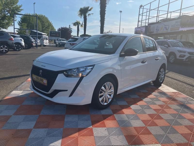 Blanc Utilisé 2022 Peugeot 208 Premium Citadine | 13 950 € - Image 1/4