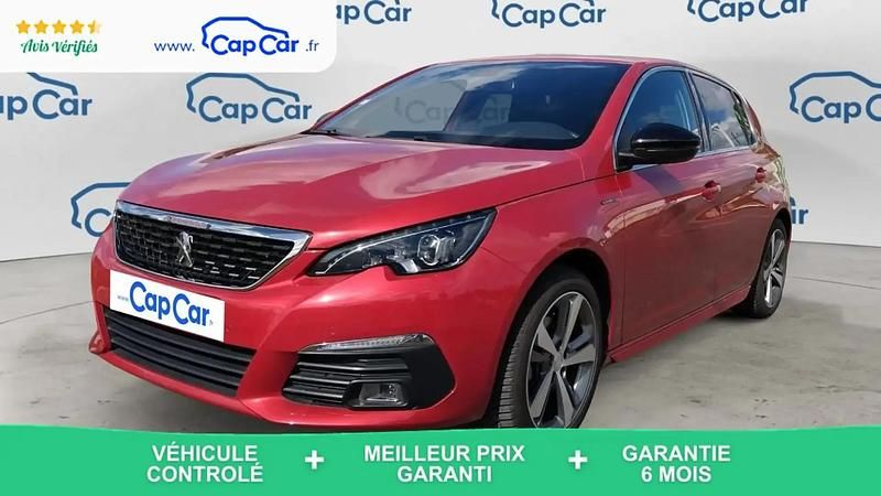 Rouge Utilisé 2017 Peugeot 308 GT-line Berline | 11 290 € (Prix juste) - Image 1/4