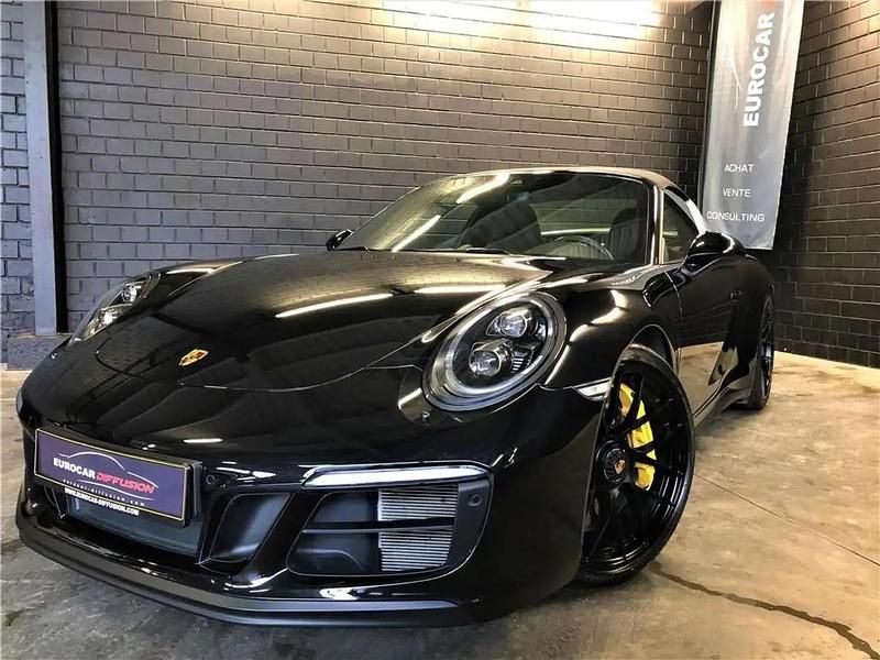 Noir Utilisé 2019 Porsche 911 Targa 4 Cabriolet | 153 835 € (Prix assez cher) - Image 1/4