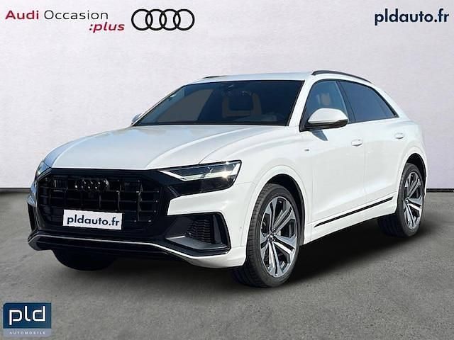 Blanc glacier métallisé Utilisé 2020 Audi Q8 S-Line SUV | 59 990 € - Image 1/4
