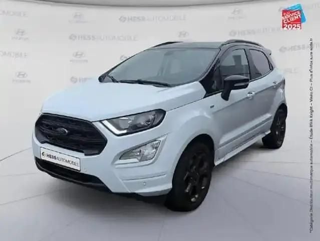 Blanc glacier Occasion 2019 Ford Ecosport ST-Line SUV | 12 299 € (Prix juste) - Image 1/4