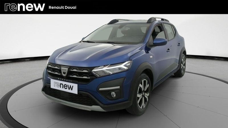 Bleu Utilisé 2021 Dacia Sandero Comfort Citadine | 13 449 € (Prix juste) - Image 1/4