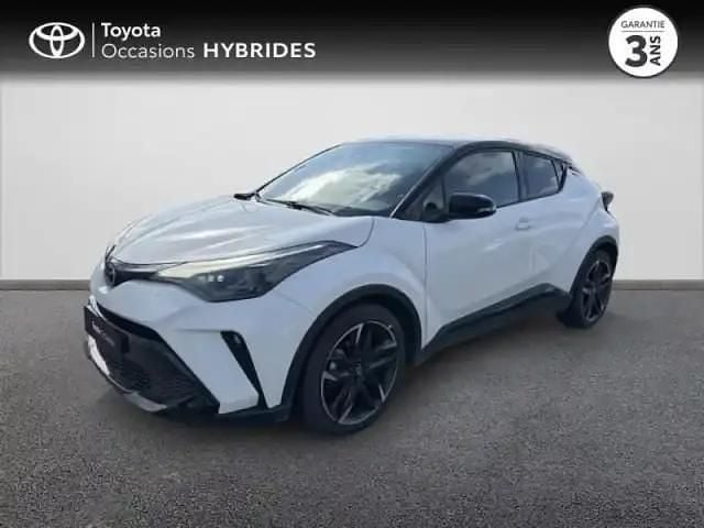 Biton blanc pur / toit noir Utilisé 2022 Toyota C-HR Sport SUV | 24 990 € - Image 1/4