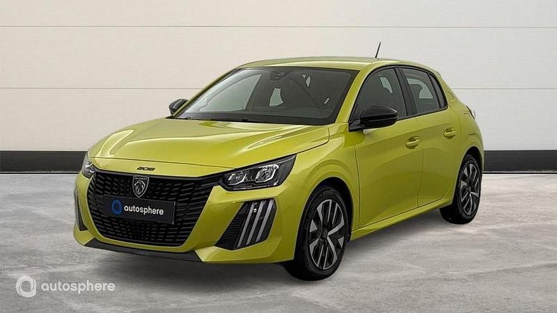 Jaune Nouvelle 2024 Peugeot 208 Active Citadine | 16 299 € (Bon prix) - Image 1/4