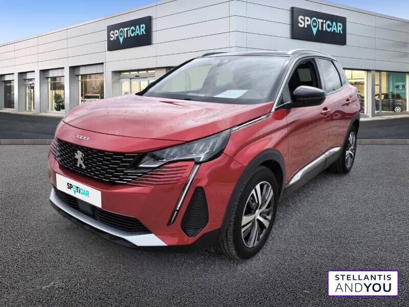 Rouge Utilisé 2021 Peugeot 3008 Allure | 19 990 € (Prix juste) - Image 1/4