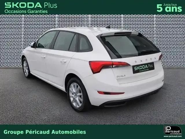 Occasion Skoda Scala 116 ch (85 kW) 2019 Blanc Citadine