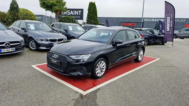 Noir Utilisé 2021 Audi A3 Berline | 23 990 € (Prix juste) - Image 1/4