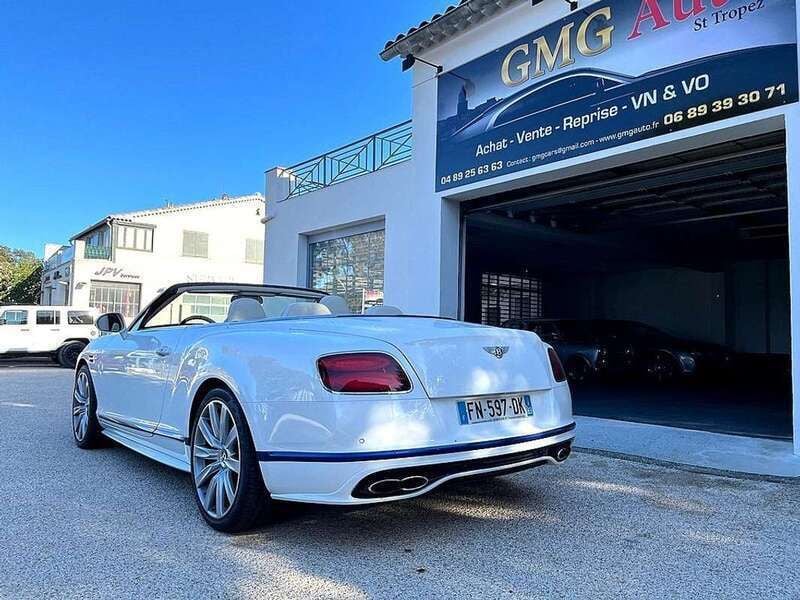 Occasion Bentley Continental GT Convertible 507 ch (372 kW) 2018 Blanc Cabriolet