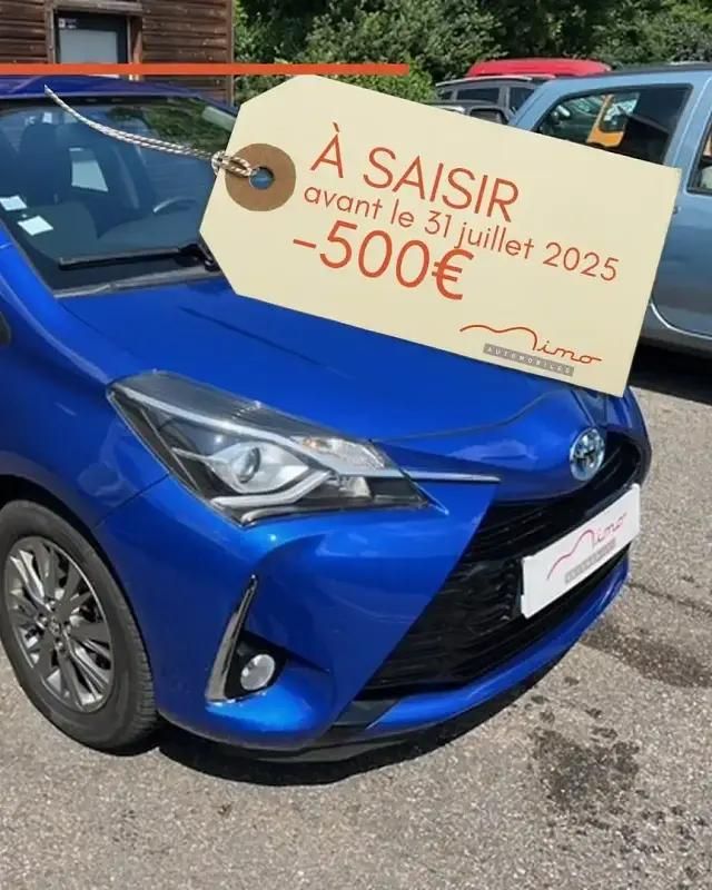 Bleu Utilisé 2018 Toyota Yaris Hybrid Berline | 13 990 € (Bon prix) - Image 1/2