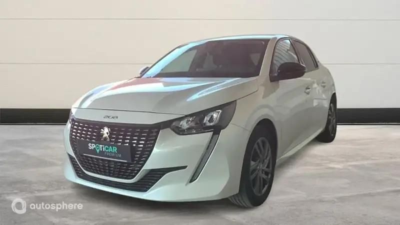 Blanc Utilisé 2022 Peugeot 208 Style Citadine | 13 999 € (Prix juste) - Image 1/4