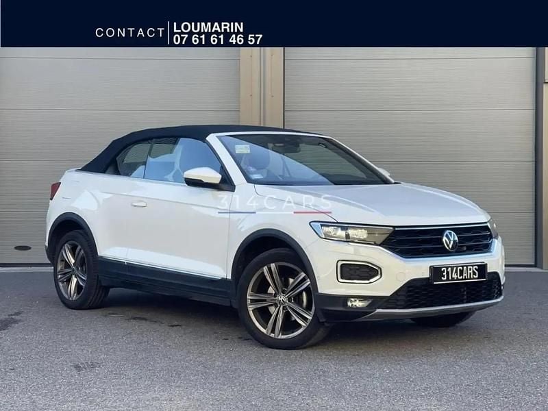 Blanc Utilisé 2021 VW T-Roc Cabriolet Style Cabriolet | 25 990 € (Prix juste) - Image 1/4