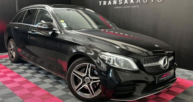 Noir Utilisé 2019 Mercedes C220 AMG line Break | 21 990 € (Prix cher) - Image 1/4