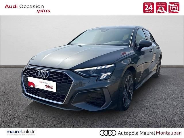 Gris daytona nacré Occasion 2023 Audi A3 S-Line | 28 790 € (Prix juste) - Image 1/4