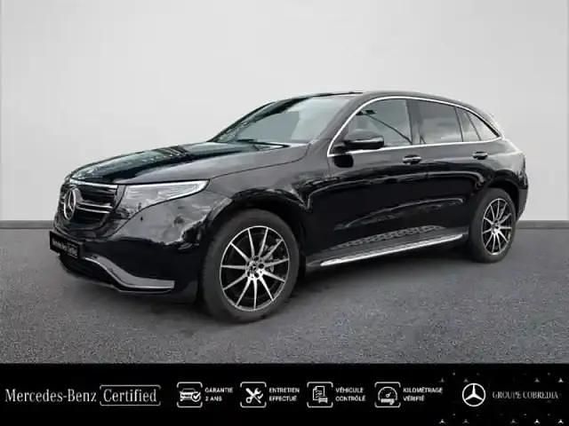 Noir obsidienne Utilisé 2020 Mercedes EQC400 AMG line SUV | 37 890 € (Prix juste) - Image 1/4