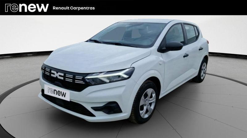 Blanc Utilisé 2023 Dacia Sandero Essentiel Citadine | 13 390 € (Bon prix) - Image 1/4