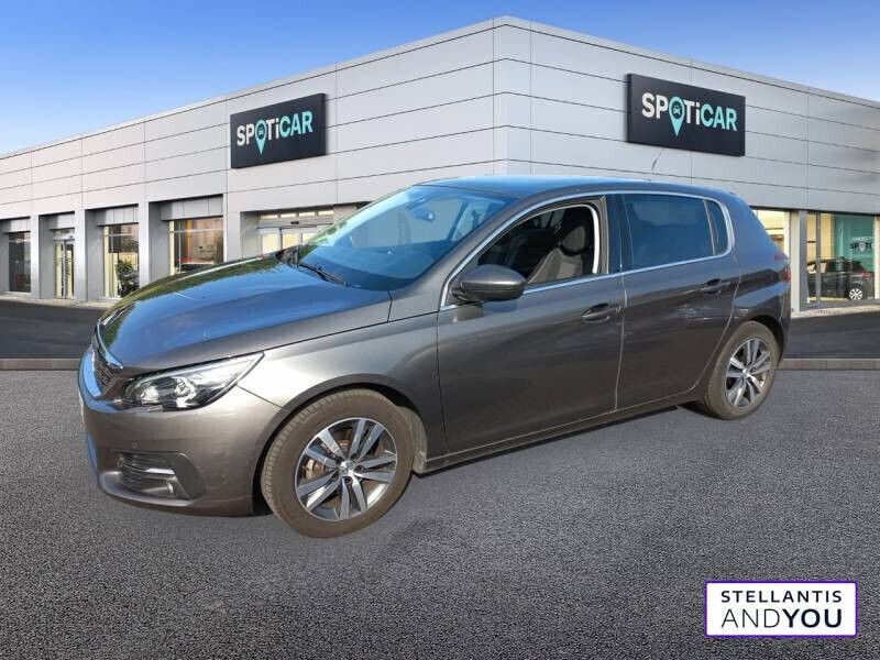 Gris Utilisé 2019 Peugeot 308 Allure Berline | 13 390 € (Super prix) - Image 1/4