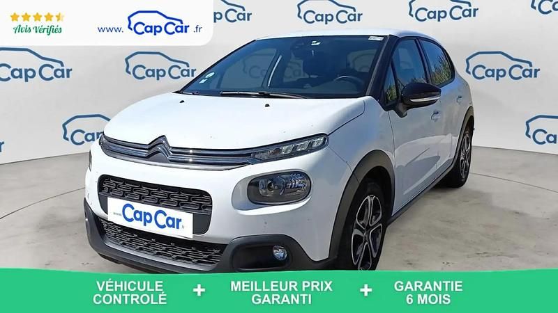 Blanc Utilisé 2017 Citroën C3 Feel Citadine | 8 189 € (Prix juste) - Image 1/4