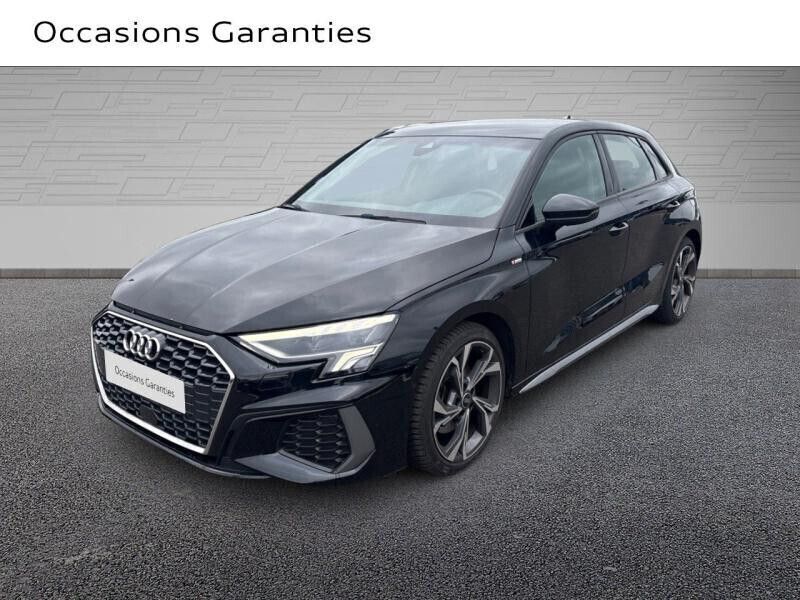 Noir Utilisé 2020 Audi A3 Sportback S-Line Berline | 23 890 € (Prix juste) - Image 1/4