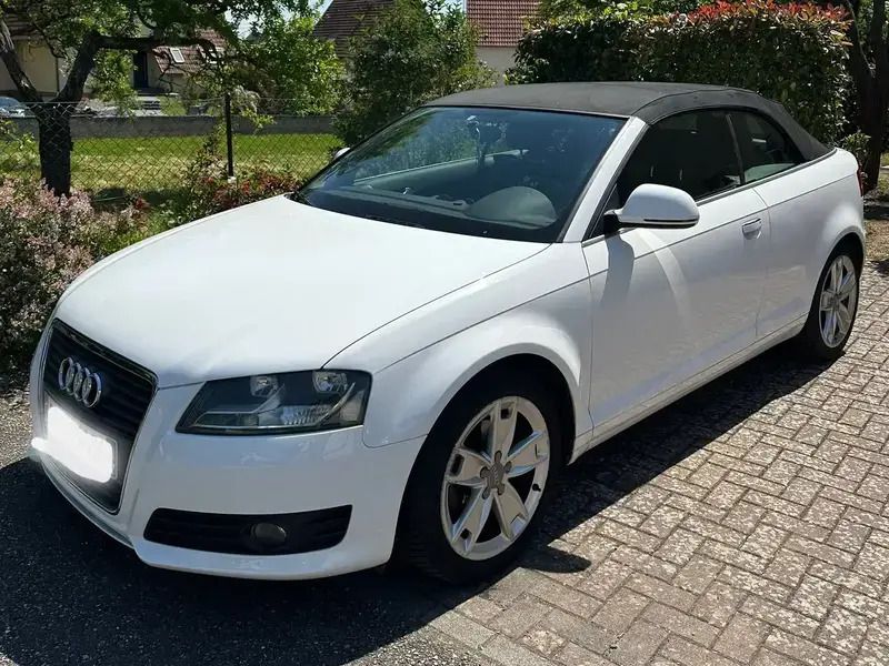 Blanc Utilisé 2008 Audi A3 Cabriolet Ambition Cabriolet | 9 900 € - Image 1/4