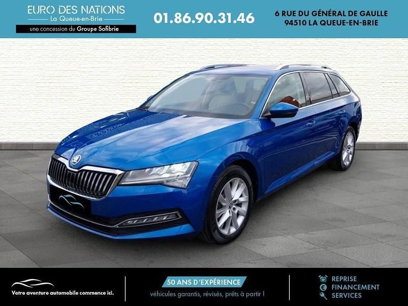 Bleu Utilisé 2024 Skoda Superb Style Break | 29 900 € - Image 1/3