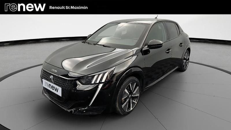 Noir Utilisé 2020 Peugeot e-208 GT-line Citadine | 14 990 € (Prix juste) - Image 1/4