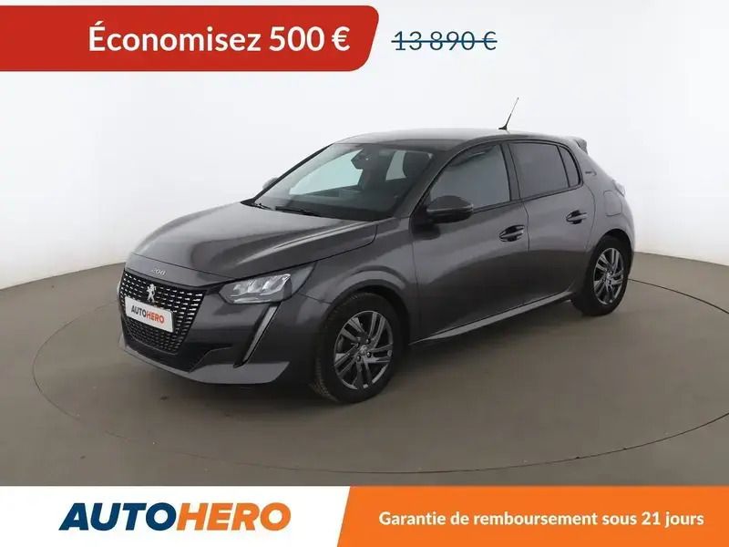 Gris Utilisé 2021 Peugeot 208 Style Citadine | 13 390 € (Prix juste) - Image 1/2